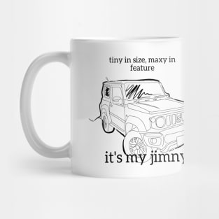 jimny sketching Mug